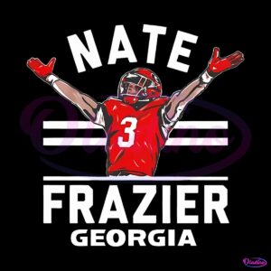 Nate Frazier 3 Georgia Bulldogs Football Players PNG