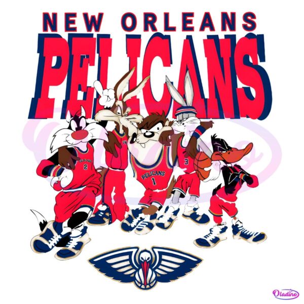 New Orleans Pelicans Looney Tunes Nba Basketball PNG