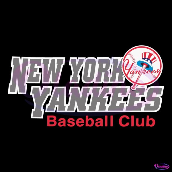 New York Yankees Baseball Club Logo SVG