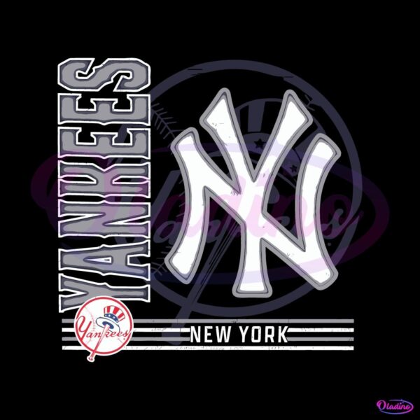 New York Yankees Baseball Vintage Logo PNG