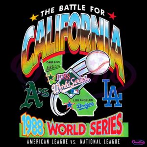 Oakland Athletics Vs Los Angeles Dodgers Dueling World Series PNG