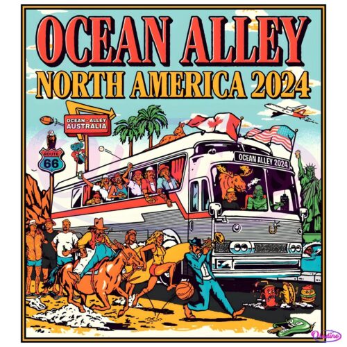 Ocean Alley Tour North America 2024 PNG