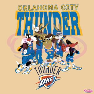 Oklahoma City Thunder Looney Tunes Nba Basketball PNG