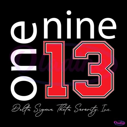 One Nine One Three Delta Sigma Theta Sorority SVG