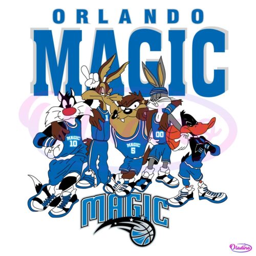 Orlando Magic Looney Tunes Nba Basketball SVG