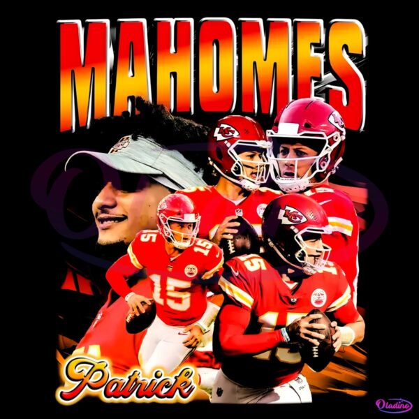 Patrick Mahomes 15 Kansas City Chiefs PNG