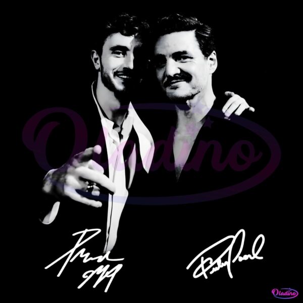 Paul Mescal And Pedro Pascal Signature Actor PNG