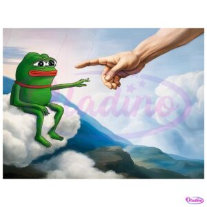 Pepe Token With Hand Funny Meme PNG