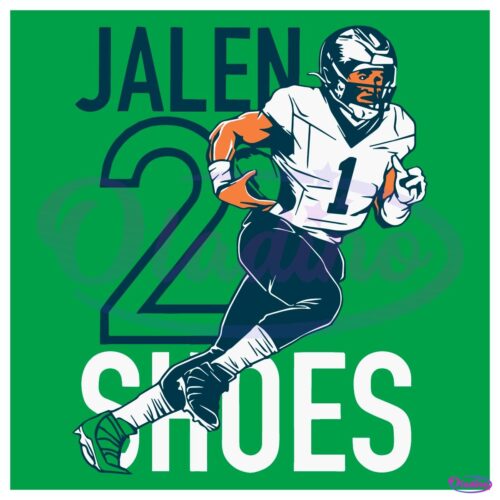 Philadelphia Eagles Jalen Hurts Two Shoes SVG