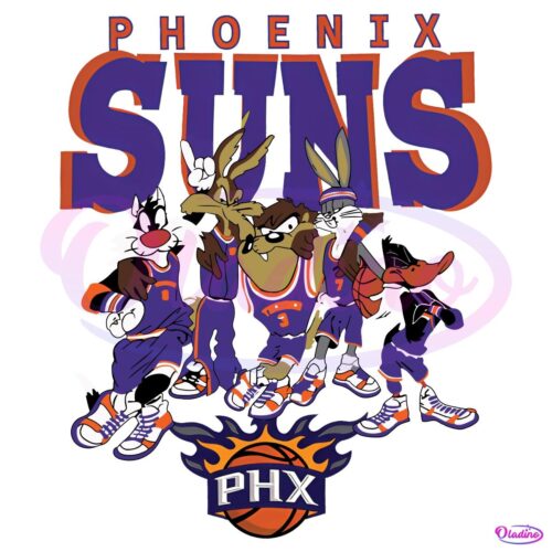 Phoenix Suns Looney Tunes Nba Basketball PNG