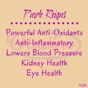 Purple Reigns Powerful Anti Oxidants Anti Inflammatory SVG