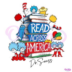 Read Across America Dr Seuss Thing 1 Thing 2 PNG