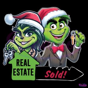 Real Estate Sold Funny Christmas Real Estate Broker PNG