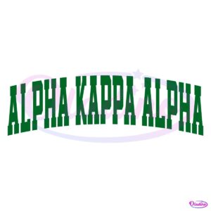 Retro Alpha Kappa Alpha Letterman Sorority SVG