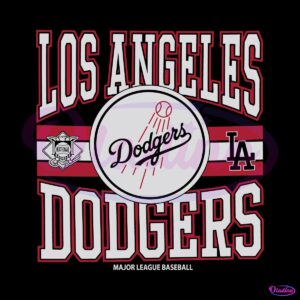 Retro Los Angeles Dodgers La Baseball Mlb SVG