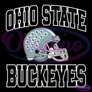 Retro Ohio State Buckeyes Football Hetmet SVG