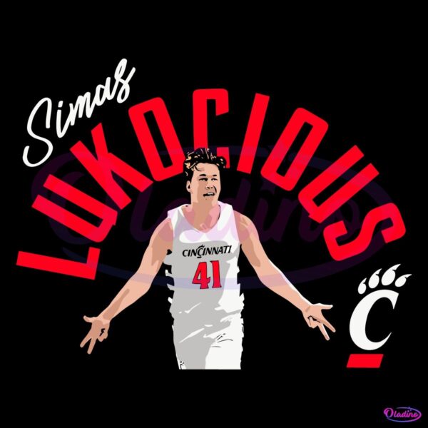 Simas Lukocious Cincinnati Bearcats Basketball PNG