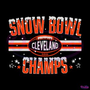 Snow Bowl Champs Cleveland Browns Football SVG