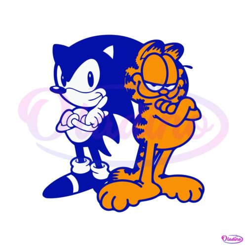 Sonfield Sonic And Garfield SVG