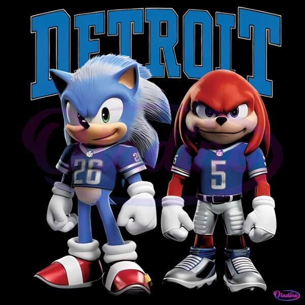 Sonic And Knuckles Gibbs And Montgomery Detroit Lions PNG