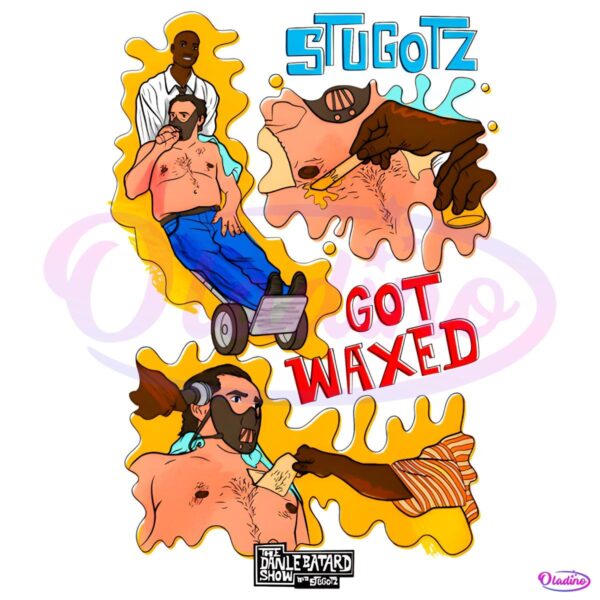 Stu Got Waxed Funny Meme PNG