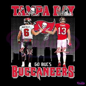 Tampa Bay Buccaneers Mayfield Evans Go Bucs PNG