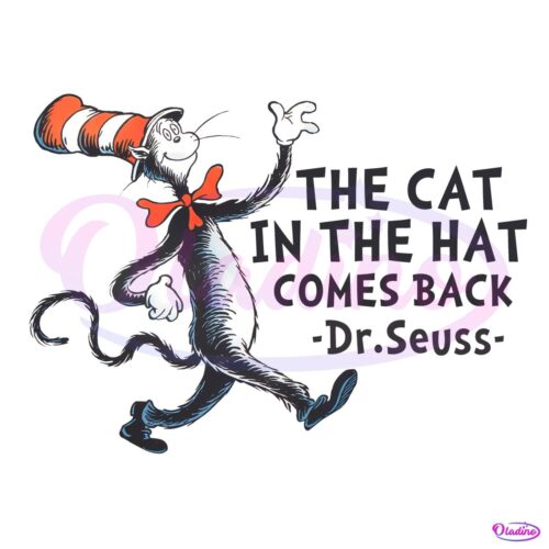 The Cat In The Hat Come Back Dr Seuss PNG