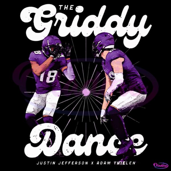 The Griddy Dance Justin Jefferson X Adam Thielen PNG