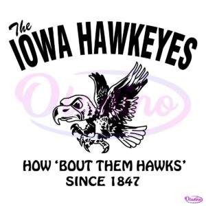 The Iowa Hawkeyes Football How Bout Them Hawks SVG