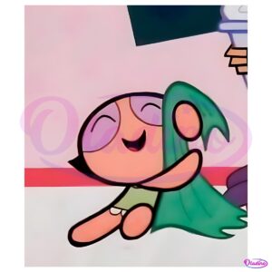 The Powerpuff Girls Buttercup Hugs The Towel PNG