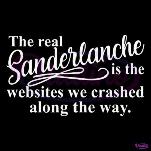 The Real Sanderlanche Is The Websites We Crashed Along The Way SVG