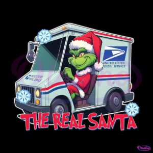 The Real Santa Funny Christmas Transporter Grinch PNG