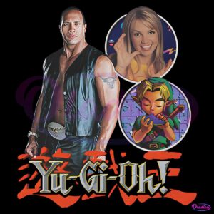 The Rock And Britney Spears Yu Gi Oh PNG