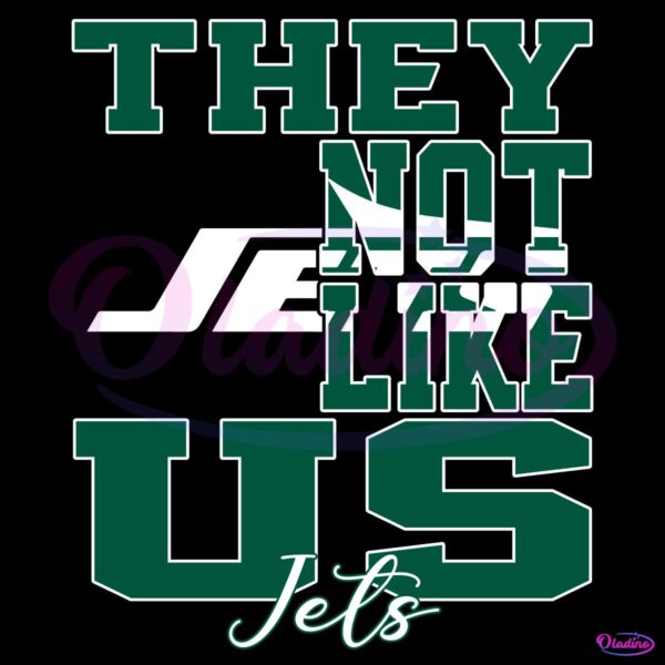 They Not Like Us New York Jets Nfl Football SVG