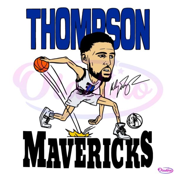 Thompson Mavericks Caricature Signature SVG