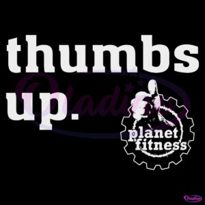 Thumbs Up Planet Fitness Logo SVG