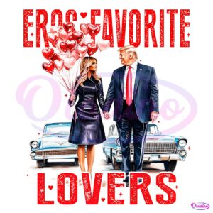 Trump And Melania Trump Valentine Eros Favorite Lovers PNG