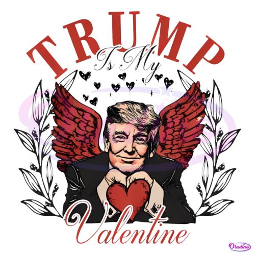 Trump Valentine Fun Love with a Twist Funny Day PNG