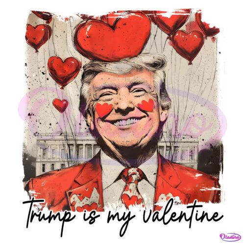 Trump Valentine Humor Hilarious PNG for Valentines Day