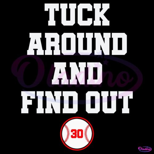 Tuck Around And Find Out Chicago Cubs Kyle Tucker 30 SVG