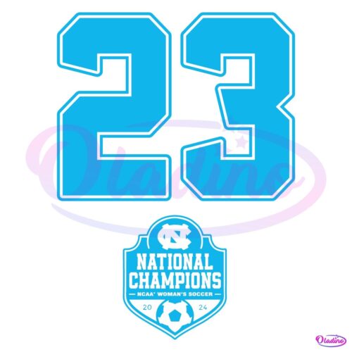 Unc Womens Soccer 23X National Champions SVG