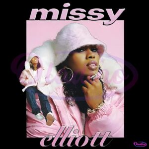 Vintage 90S Rapper Missy Elliot PNG