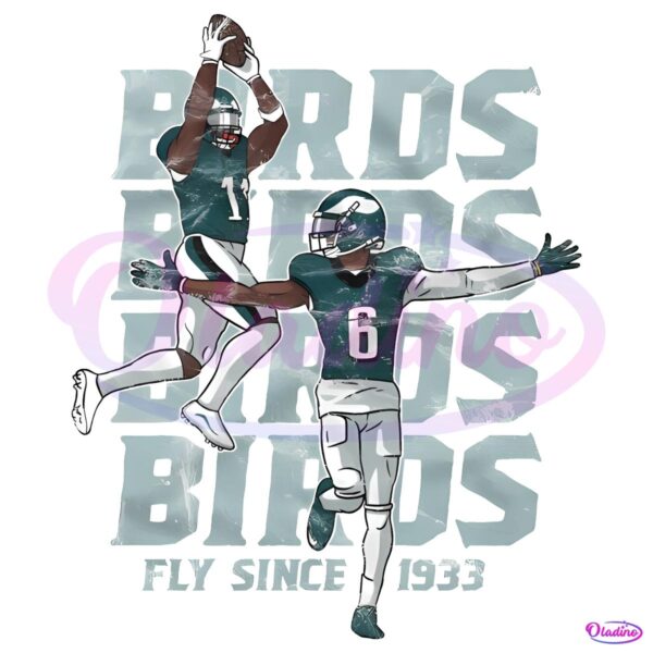 Vintage Bird Fly Since 1933 Devonta Smith PNG