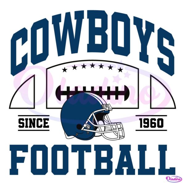 Vintage Dallas Cowboy Football Nfl Champions Since 1960 SVG