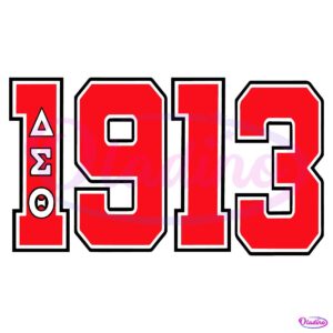 Vintage Delta Sigma Theta 1913 SVG