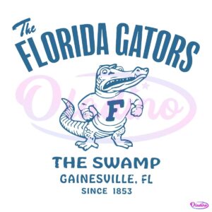 Vintage Florida Gators Football The Swamp SVG