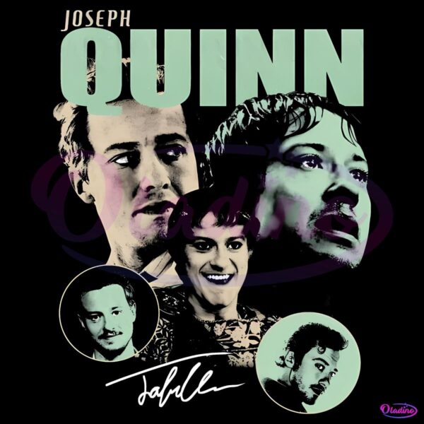 Vintage Joseph Quinn Actor Signature PNG