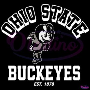 Vintage Ohio State Buckeyes Est 1870 SVG