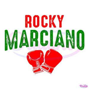 Vintage Rocky Marciano Boxing Gloves SVG