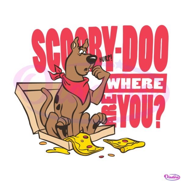 Vintage Scooby Doo Where Are You SVG